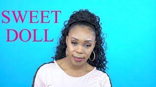 Mayde Beauty Synthetic Drawstring Ponytail - Sweety Doll --/Wigtypes.Com