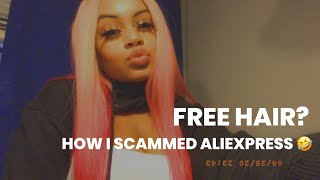 Story Time: How I Scammed Aliexpress | How To Get Free Hair
