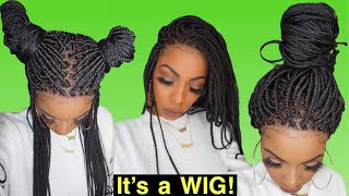  It'S A Wig! How To Install A Braided Wig Like A Pro! No Glue Needed! Ft Neat And Sleek Full La