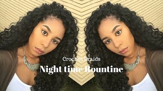 Night Time Routine | How To Preserve Your Crochet Braids