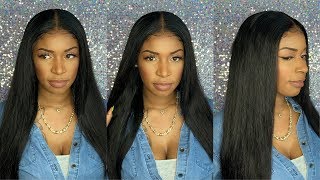 Affordable Human Hair Straight Lace Front Wig | Aliexpress Wig | Recool Hair