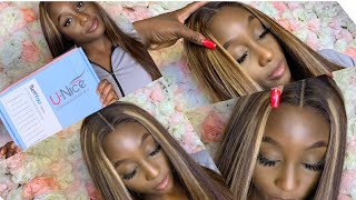 How To Style&Install A Lace Closure | Fake Scalp | Ft Unice Hair