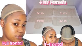 How To Make A Frontal Wig Cap | How To Draw A Perfect Hairline | Detaild Tutorial