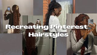 How To: 3 Easy Claw Clip Hairstyles To Do W/ Braids | Pinterest/Y2K/Tiktok Inspired  | Idara B