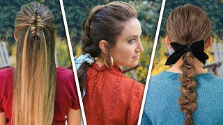 3 Simple Hairstyles For Fall 2021 | Cute Girls Hairstyles Compilation