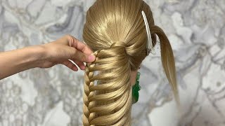 Latest Ponytail  Hairstyle  For Girls