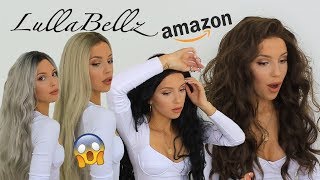 I Tried Wigs From Amazon & Lullabellz!! Babes I'M Shook!!