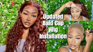Juicy Wet & Wavy Auburn Wig +Bald  Cap Installation Ft. Beauty Forever Hair | Petite-Sue Divinitii