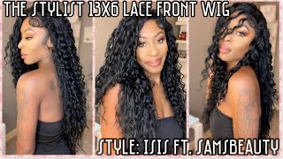 The Stylist 13X6 Hd Lace Front Wig 100% Human Hair Master Blend Isis Wig Ft.Samsbeauty