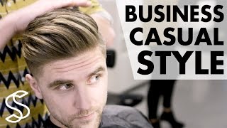 Professional Men'S Hairstyling - Business Casual - Short Sides 4K Hairstyle Slikhaar Tv Hairsty