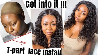 The Fastest Tpart Wig Install| Ft Amazon Nadula Hair | Loose Deep Wave
