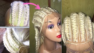 How To Make A Diy All Back Braided Wig Without Using A Full Lace Wig