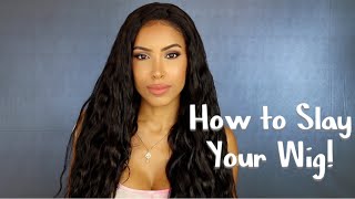 How I Slay My Lace Frontal Wig Ft Lavy Hair | Curly Culture