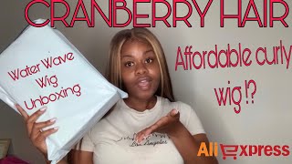 Affordable Water Wave Hair From Aliexpress | Cranberry Hair