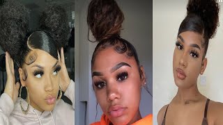 Trendy Natural Back To School Hairstyle || Hairstyle Beauty