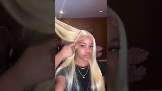 613 Hair Straight Lace Front Wig Human Hair 100% Human Hair Wigs For Black Woman#613Hair #613Wig