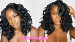 $30 Wig Slay - It'S The Bob For Me ! Outre Lacefront Wig Laylyn Beginner Friendly Wig Install