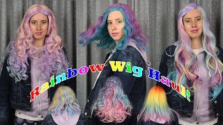 Rainbow Wig Haul! - Ebay, Wish And Aliexpress