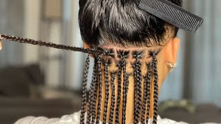 Detailed Knotless Box Braids Tutorial On Fine Hair | How To Grip The Root | #Knotlessboxbraids