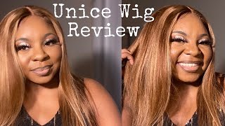 A Unice Banger | Honey Blonde Beginner Friendly Wig Ft Unice Hair Co. | Nani'S Beauty Lash Revi