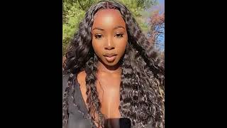28Inch Long Hd Transparent 13X4 Deep Wave Lace Frontal Wig Brazilian Lace Front Human Hair Wigs For