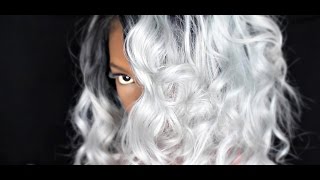 Silver Grey Ombre Lace Front Wig | Premierlacewigs