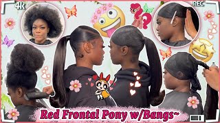 How To: Silkpress On 4C Hair + Sleek Barbie Ponytail W/Swoop Ft.#Elfinhair Review