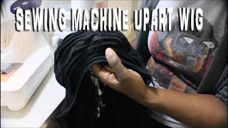 Tutorial| How To Make A Upart Wig With Sewing Machine (Beautycutright)