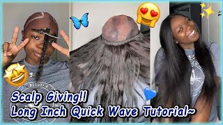 #Elfinhair Honest Review Hair Tutorial To Do Quick Wave With Bundles | Silky Straight Hairstyle