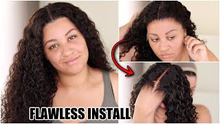 Curly Wig That All Beginners Need!  100% Glueless, Clean Hairline & Fast Install