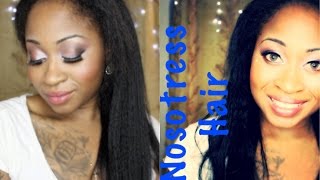 No Glue, No Sew & No Tape Extensions For Relaxed Or Natural Hair In Minutes!!