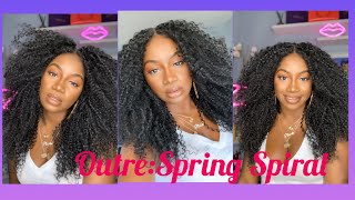Big Sexy Collab! Outre Big Beautiful Hair  Lace Front Wig: 4A Spring Spiral Ft Beauty With Jeunie B.