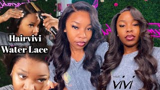 Water Lace? How To Flawless Curly Wig Install Under 15 Minutes! *Very Easy * Hairvivi