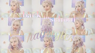 10 Quick & Easy Back To School Hairstyles For Short And Long Hair!