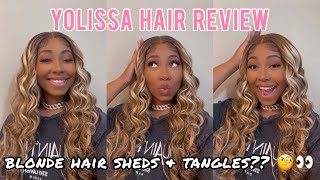 I Tried A Blonde Highlight Wig!  | Yolissa Hair Review