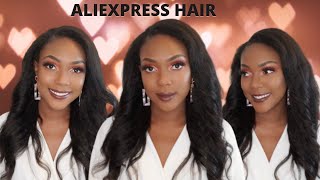Affordable Aliexpress Hair | Stema Hair Review | Kinky Straight U-Part Wig #Kinkystraight #Upartwig
