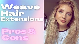 Weave In Hair Extensions - Pros And Cons - Sew In Weft Hair