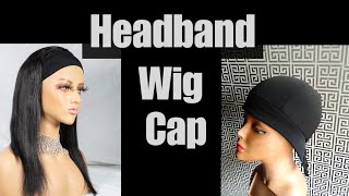 Headband Wig // Headband Wig Cap Tutorial // How To Make Headband Wig