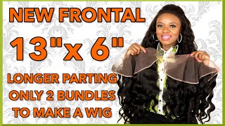 New Frontal 13"X6" Longer Parting| Best Lace Frontal| Most Natural Frontal