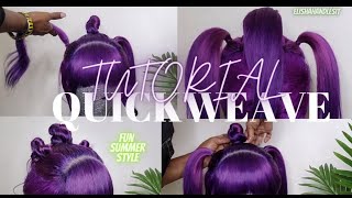 Would You Wearhowto Cut&Stylesee Quickweave W/ Lace Closure Bang Tutorial| Fun Summer Style