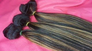How To: Blonde Highlights On Bundles | Lex Sinclair | Hairsnstn