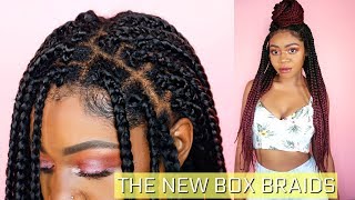 Individual Crochet Box Braids - Step By Step - Improved Technique | Jazz Nicole