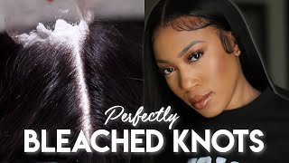 Scalp How To Bleach Knots Perfectly Natural Look | Beginner Friendly