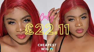 Aliexpress Easy Invisble Lace Wig Install  || Freedom Official || Best Affordable Red Wig Giveaway