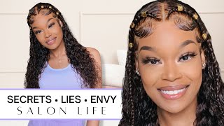 My Stylist Turned On Me! Wet Curly Braids | Ft. Ashimary