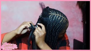 Doing My Own Tribal/Feed-In Braids | Janet Collection Itch Free Braiding Hair