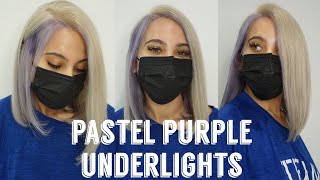 Hair Transformations With Lauryn:Pastel Purple Underlights Color Placement | 2021 Hair Trends Ep. 27