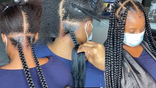 How To: Step By Step Jumbo Knotless Braids