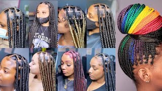 Gorgeous Knotless Box Braids Hairstyles You Need To Try Out 2022//Hairstyle Inspiration #Braids