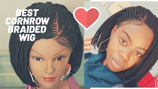 Best Cornrow Braided Lace Wig From Tda!!| Very Natural|Realistic |How To Wear + Special Promo!!